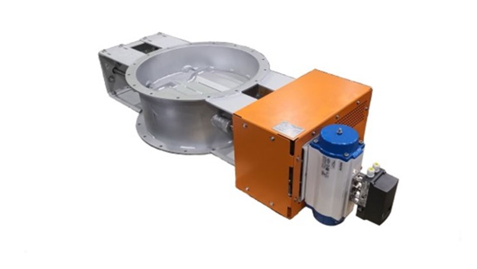 Pneumatische-Regelklappe Pneumatische-Regelklappe