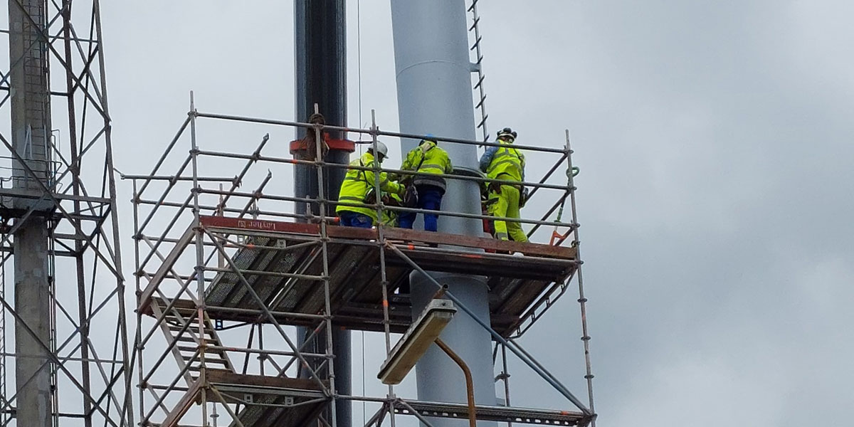 Industriekamine aus dem Portfolio der Siempelkamp Industrial Fans GmbH